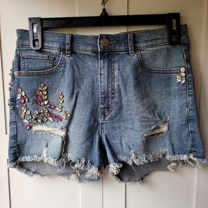 Express Jewled Shorts